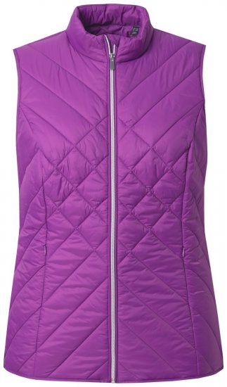 Ulla Popken 840047 Vannavstøtende quiltet vest Lilla - Vester - 