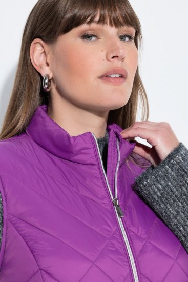 Ulla Popken 840047 Vannavstøtende quiltet vest Lilla - Vester - 