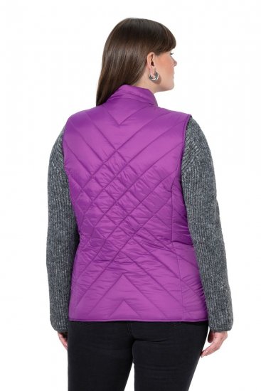 Ulla Popken 840047 Vannavstøtende quiltet vest Lilla - Vester - 