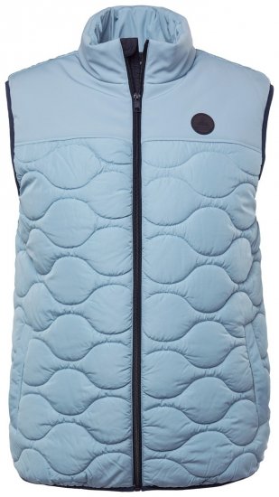 Boston Park 099 Quiltet vest med syntetisk dun Dueblå - Jakker - Store jakker - 2XL-12XL