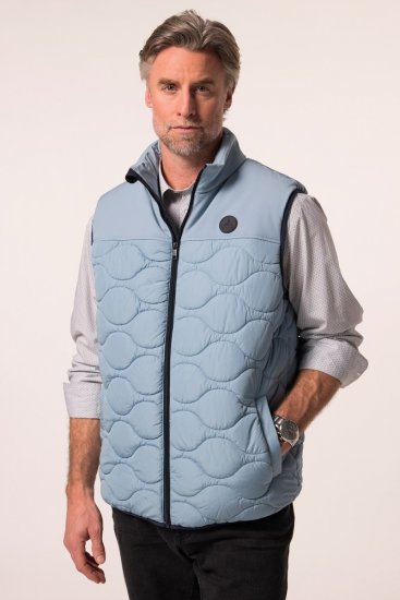 Boston Park 099 Quiltet vest med syntetisk dun Dueblå - Jakker - Store jakker - 2XL-12XL