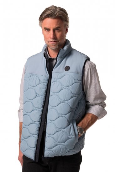 Boston Park 099 Quiltet vest med syntetisk dun Dueblå - Jakker - Store jakker - 2XL-12XL
