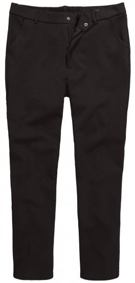 Men+ 207 Bilbao Flexlastic Jersey-chinos Svart - Dresser og blazere - Dresser i store størrelser