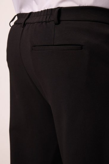 Men+ 207 Bilbao Flexlastic Jersey-chinos Svart - Dresser og blazere - Dresser i store størrelser
