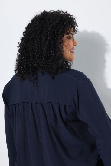 Ulla Popken 840210 Cardigan Mørkeblå - Cardigans - Cardigans i store størrelser