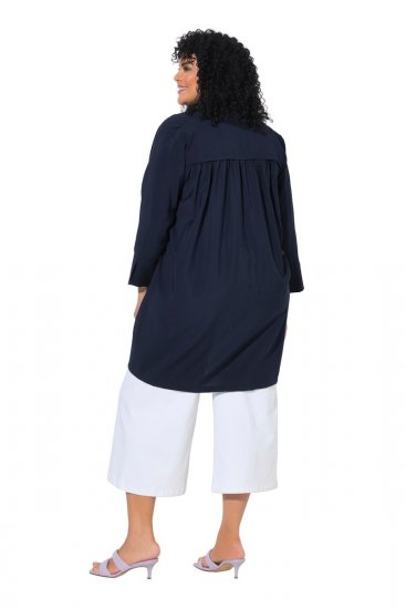 Ulla Popken 840210 Cardigan Mørkeblå - Cardigans - Cardigans i store størrelser