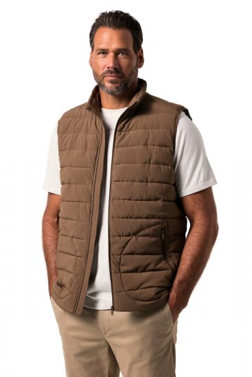 JP1880 840619 Lett vattert vest Gråbrun - Jakker - Store jakker - 2XL-12XL