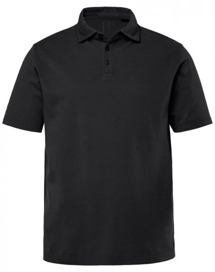 JP1880 Polo Shirt Pique Vintage Black - Polo- & piqueskjorter - Poloskjorte i store størrelser - 2XL-8XL