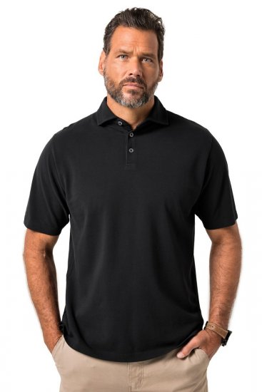 JP1880 Polo Shirt Pique Vintage Black - Polo- & piqueskjorter - Poloskjorte i store størrelser - 2XL-8XL