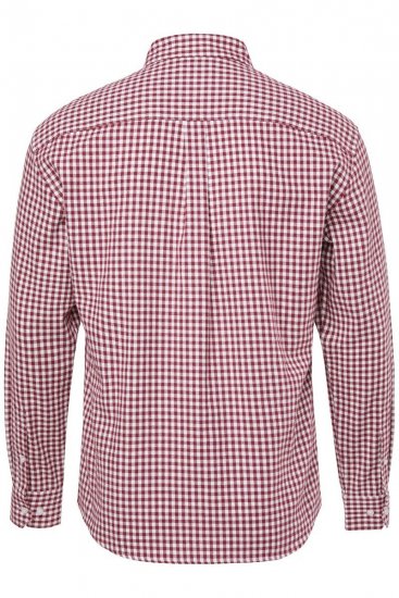 JP1880 Checked Flannel Shirt Long Sleeve Light Red - Skjorter - Store skjorter - 2XL-8XL