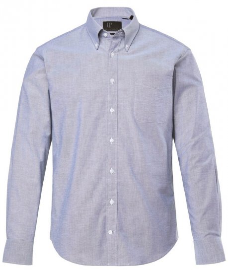 JP1880 Oxford Shirt Long Sleeve Denim Blue - Skjorter - Store skjorter - 2XL-8XL