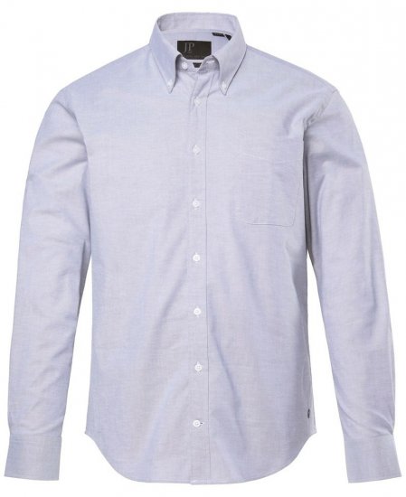 JP1880 Oxford Shirt Flexnamic Long Sleeve Grey - Skjorter - Store skjorter - 2XL-8XL