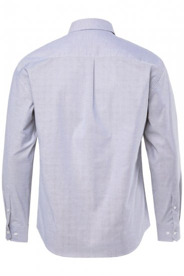 JP1880 Oxford Shirt Flexnamic Long Sleeve Grey - Skjorter - Store skjorter - 2XL-8XL