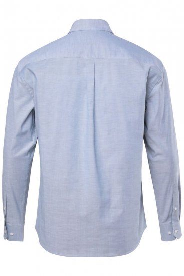JP1880 Oxford Shirt Flexnamic Long Sleeve Ash Turquoise - Skjorter - Store skjorter - 2XL-8XL