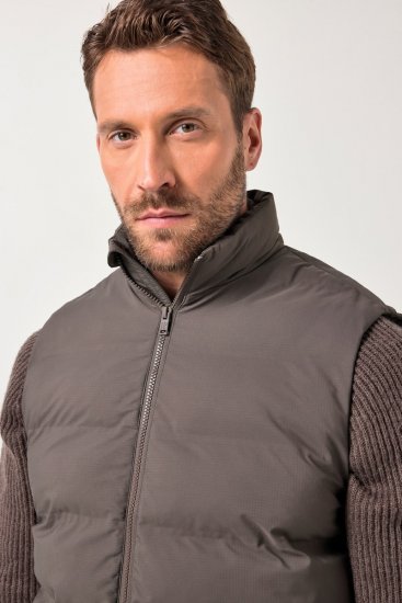 JP1880 841361 Laserquiltet vest Mokkabrun - Jakker - Store jakker - 2XL-12XL