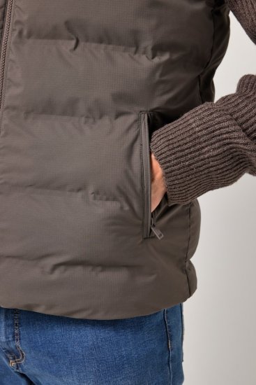 JP1880 841361 Laserquiltet vest Mokkabrun - Jakker - Store jakker - 2XL-12XL