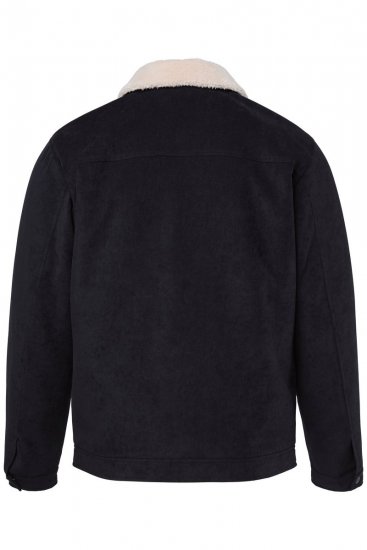 Men+ 545 Jakke med teddykrage Svart - Jakker - Store jakker - 2XL-12XL