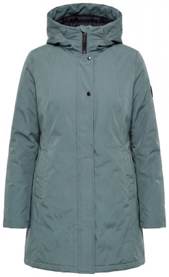 Ulla Popken 842008 Funksjonskåpe Grønn - Frakker - Kåper i store størrelser