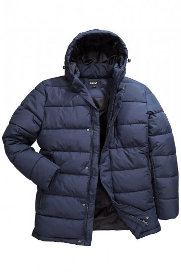 Men+ 426 Parkas med hette Mørkeblå - Jakker - Store jakker - 2XL-12XL