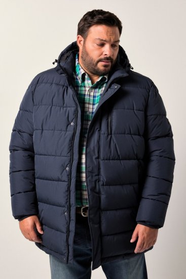 Men+ 426 Parkas med hette Mørkeblå - Jakker - Store jakker - 2XL-12XL