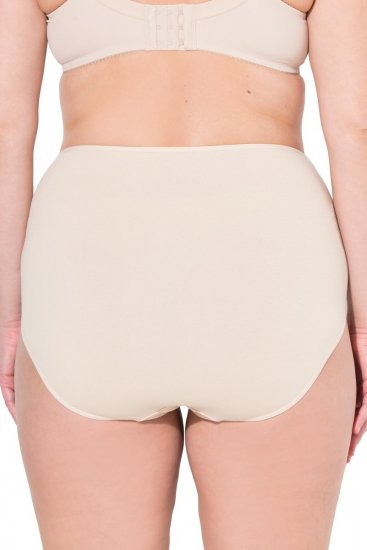 Ulla Popken 842435 Truser med høyt liv 3-pakning Beige - Truser - 
