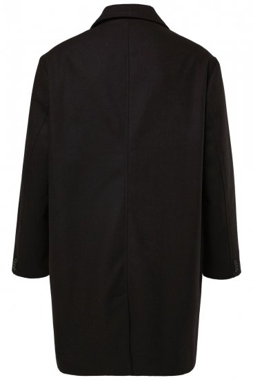 Men+ 482 Vannavvisende frakk i ull-look Svart - Jakker - Store jakker - 2XL-12XL