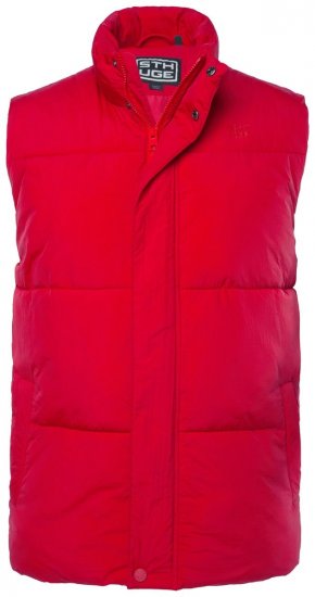 STHUGE 842684 Vattert vest Rød - Jakker - Store jakker - 2XL-12XL