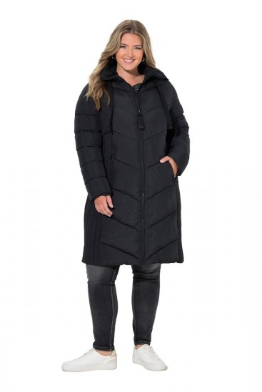 Ulla Popken 842877 Funksjonsjakke Svart - Jakker - Damejakker i store størrelser