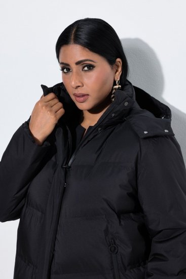 Ulla Popken SYMPATEX Triple Function Coat Black - Frakker - Kåper i store størrelser
