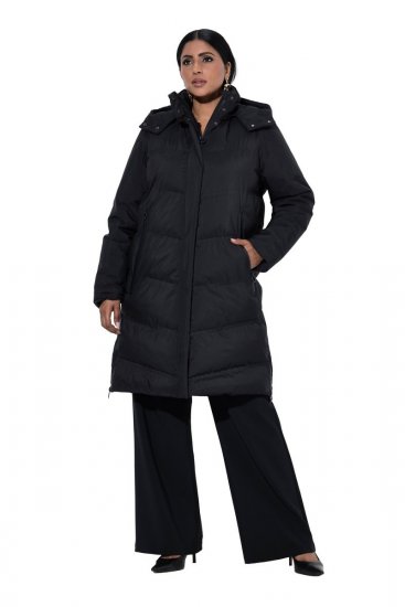 Ulla Popken SYMPATEX Triple Function Coat Black - Frakker - Kåper i store størrelser