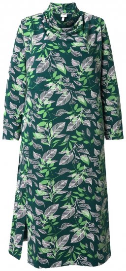Ulla Popken 843496 Mønstret sweatkjole Korall - Collegekjoler - 