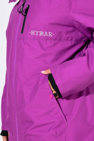 Ulla Popken 843542 Funksjonskåpe Lilla - Frakker - Kåper i store størrelser