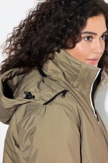Ulla Popken 844034 Funksjonsjakke Khaki - Jakker - Damejakker i store størrelser