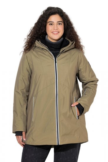 Ulla Popken 844034 Funksjonsjakke Khaki - Jakker - Damejakker i store størrelser