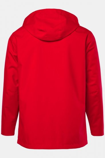 Jay-Pi 844210 Regnjakke med sammenleggbar hette Salsarød - Jakker - Store jakker - 2XL-12XL