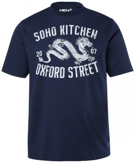 Men+ 298 T-skjorte Soho Kitchen Mørkeblå - T-skjorter - Store T-skjorter - 2XL-14XL