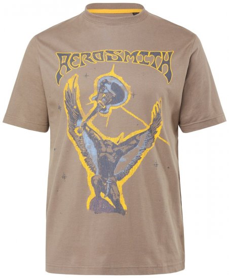 JP1880 844644 Aerosmith T-skjorte Mørk taupe - Band T-skjorter - Band-t-skjorter i store størrelser