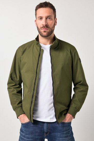 JP1880 844652 Bomberjakke med trykknapper Khaki - Jakker - Store jakker - 2XL-12XL