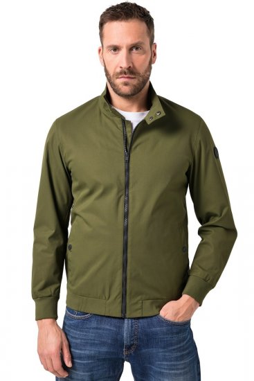 JP1880 844652 Bomberjakke med trykknapper Khaki - Jakker - Store jakker - 2XL-12XL