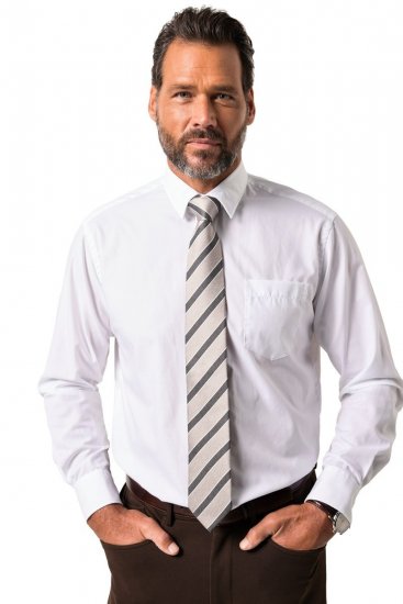 JP1880 Silk Tie Extra Long with Stripes - Slips og sløyfer - 