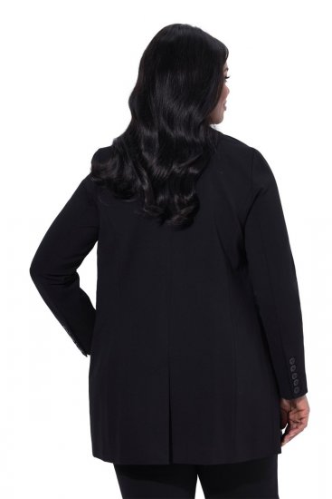 Ulla Popken 844842 Jerseyblazer Svart - Blazere - Blazere i store størrelser for dame