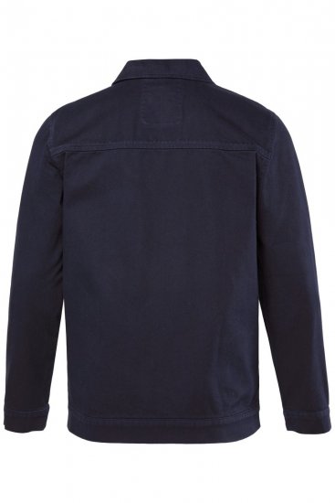 Men+ 876 Jeansjakke med glidelås Mørkeblå - Jakker - Store jakker - 2XL-12XL