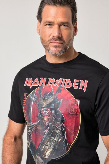 JP1880 845106 Iron Maiden Senjutsu T-skjorte Svart - Band T-skjorter - Band-t-skjorter i store størrelser