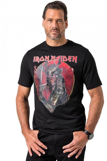 JP1880 845106 Iron Maiden Senjutsu T-skjorte Svart - Band T-skjorter - Band-t-skjorter i store størrelser