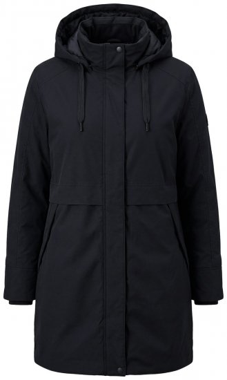 Ulla Popken 845111 Parkas Svart - Frakker - Kåper i store størrelser