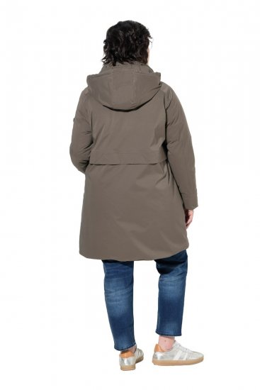 Ulla Popken 845111 Parkas Mørkegrønn - Frakker - Kåper i store størrelser