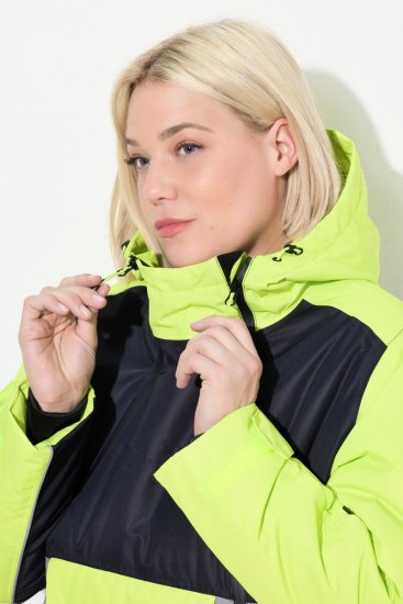 Ulla Popken 845115 Funksjonskåpe Grå - Frakker - Kåper i store størrelser
