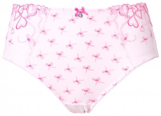 Ulla Popken 845425 Truser med blonder Rosa - Truser - 