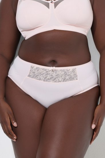 Ulla Popken 845511 Truser med blonder Rosa - Truser - 