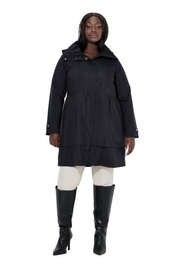 Ulla Popken SYMPATEX Triple Function Jacket Black - Jakker - Damejakker i store størrelser
